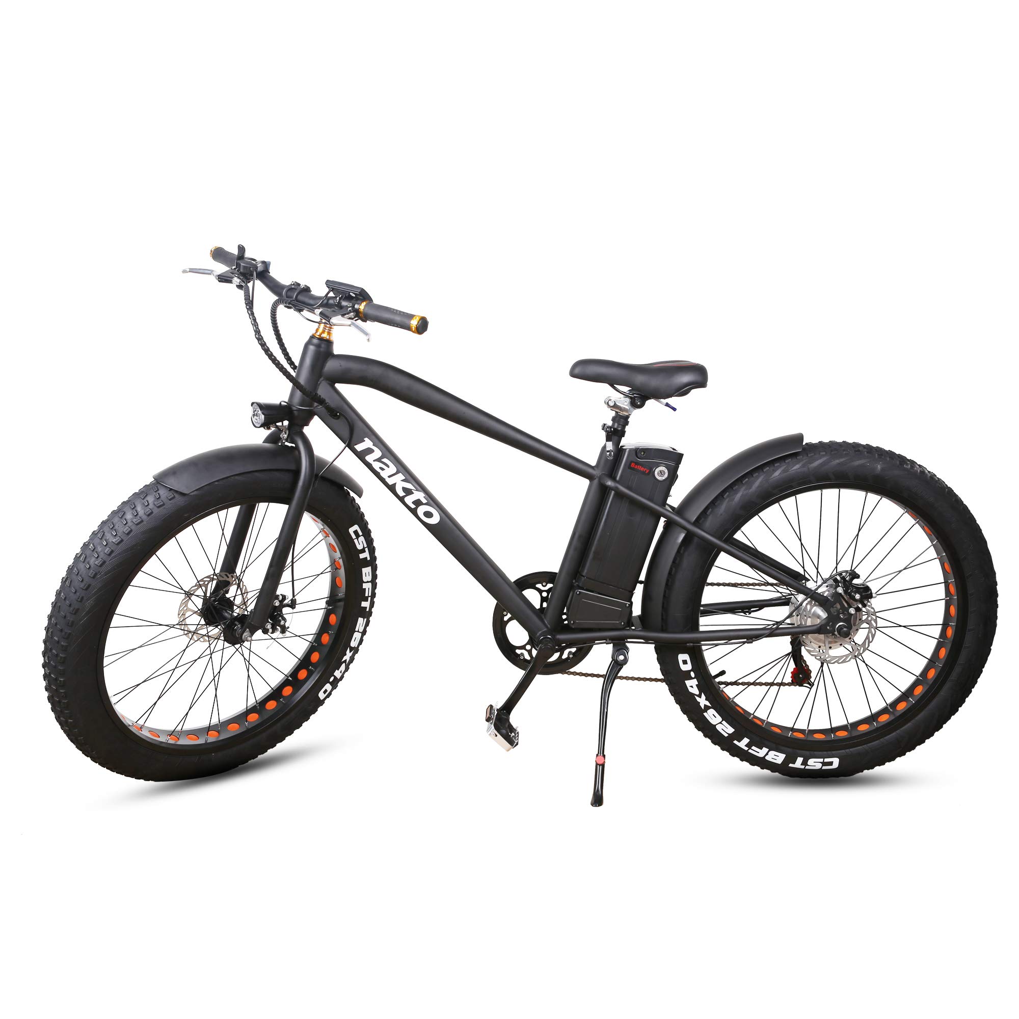 Nakto Fat Tire Electric Bicycle 350w Brushless Motor Electric
