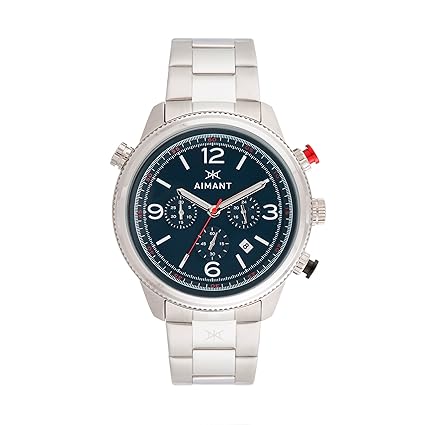 Mens Kotor Silver with Silver Stainless Steel Bracelet Watch GKO-200SS-2S