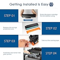 48A Toner Cartridge 1-Pack Replacement for HP 48A