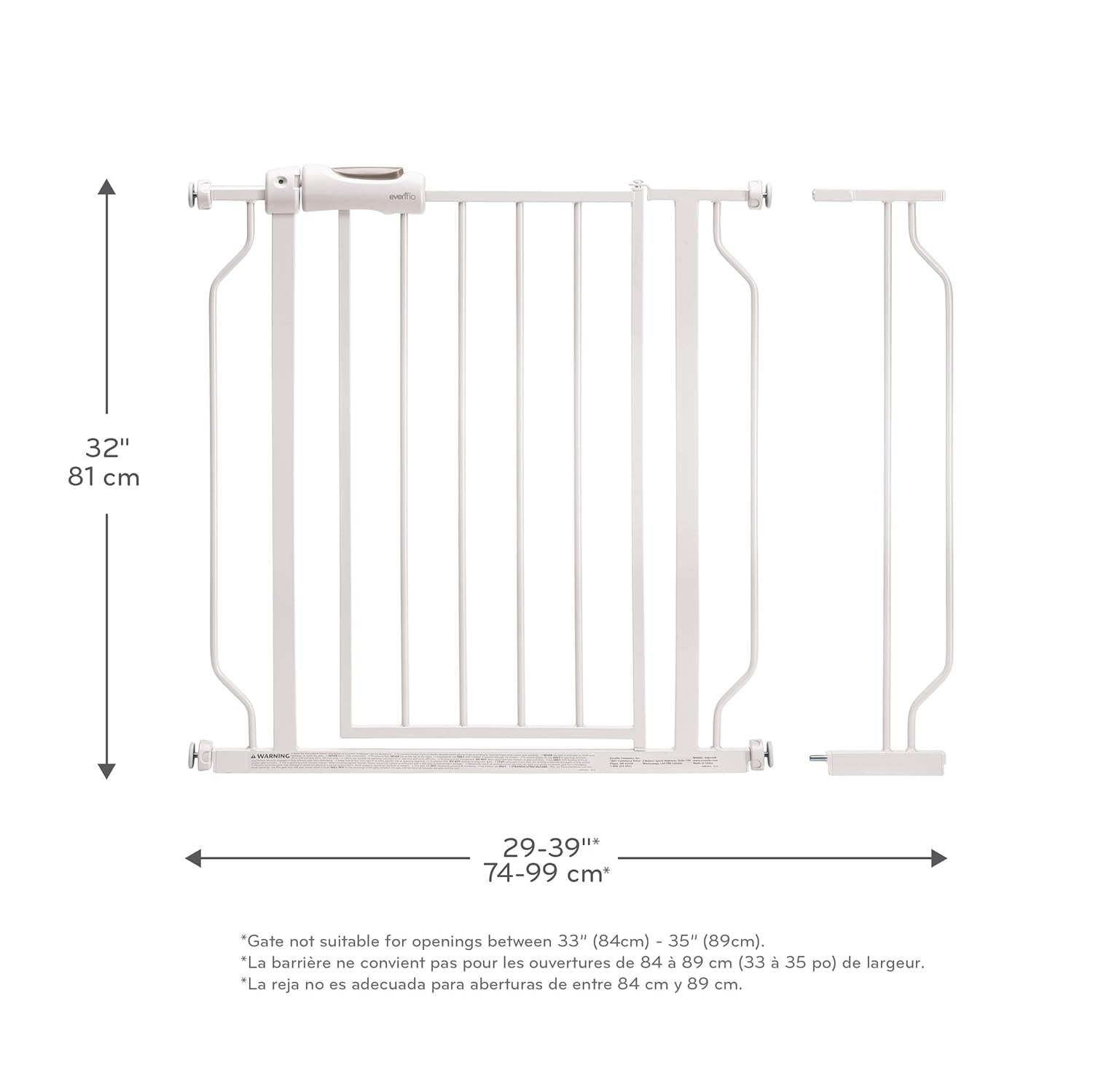 evenflo simple step gate