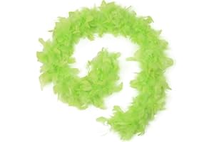 Handy Lidy Pack of 2 Chandelle Boa 25g 47inch Feather Boa Women Turkey Party Dress Up Costume Accessory