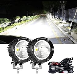 Auxbeam 4In 72W Round Led Offroad Light, 2PCS