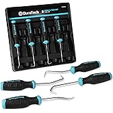 DURATECH 8-Piece Hook and Pick Set, Precision Pick Tool Set for Automotive Oil Seal/O-Ring and Electronic Hand tools, with Storage Tray