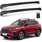 OTUAYAUTO Lockable Roof Rack Cross Bars - Compatible with Hyundai Tucson 2016-2026 SEL/N Line, Aluminum Heavy Duty Anti-Theft 220lbs Roof Crossbars For Luggage Racks Bike Kayak Snowboard Non-Corrosion