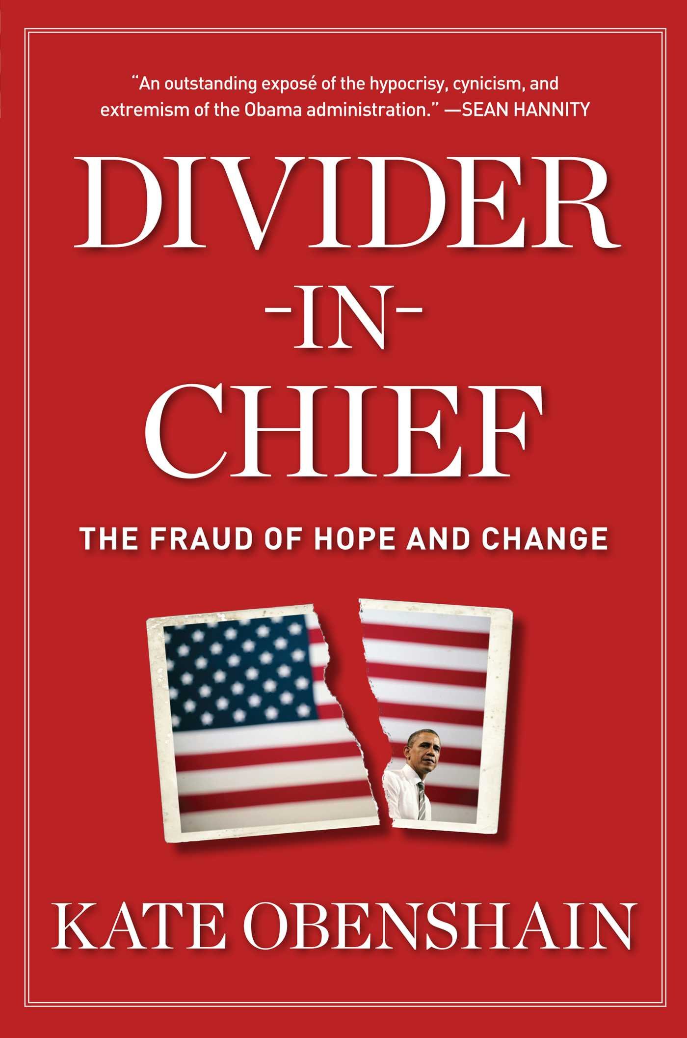 Divider In Chief The Fraud Of Hope And Change Kate - 