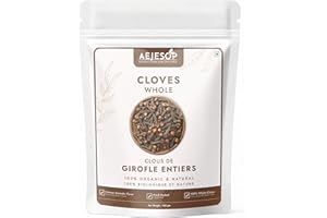 AEJESOP Organic Cloves Whole, Indian Spice - 3.5 Ounce (100g)