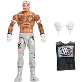 Mattel WWE Elite Rey Mysterio Figure &amp; Accessories, Series #125 | 6-inch Collectible Rey Mysterio Action Figure with 25 Articulation Points &amp; Swappable Hands​​​, For Kids/Collectors