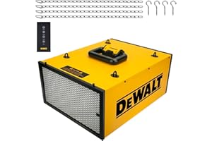 DeWALT Air Filtration System Air Cleaner H13 Ceiling Air Cleaner for Workshop DWXAF101