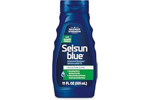 Selsun Blue Moisturizing Antidandruff Shampoo, Maximum Strength Scalp Treatment With Selenium Sulfide, 11 fl. oz.
