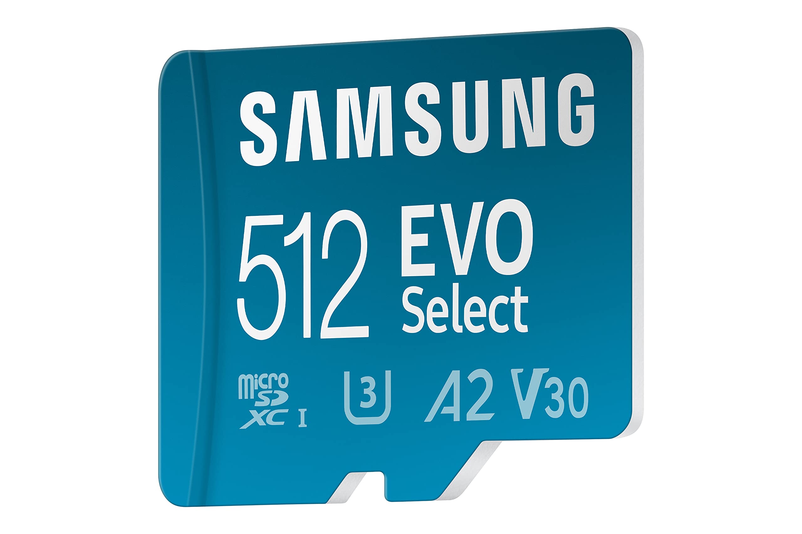 Samsung EVO Select (2024) microSD-Karte + SD-Adapter, 512 GB, Speicherkarte für Smartphone und Tablet, UHS-I U3, 4K UHD, Full HD, 160 MB/s Lesen, MB-ME512SA/EU 3