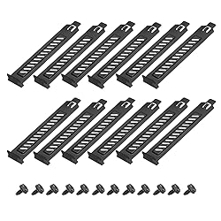 MECCANIXITY 12PCS Black PCI Slot Cover Dust