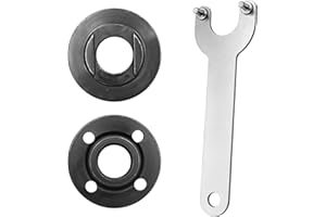 Angle Grinder Wrench & Lock Nut, 193465-4, 5/8-11 Thread, Compatible with DeWalt, Makita, Bosch, Black & Decker, Ryobi, 4.5" 