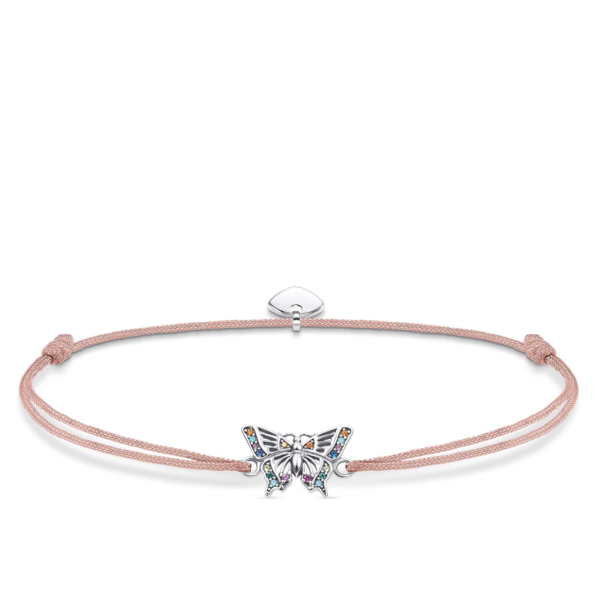 Thomas Sabo Women Bracelet Butterfly Little Secret 925 Sterling Silver LS082-640-7-L20v — image 1