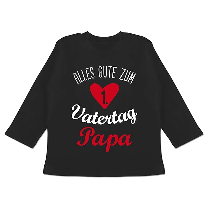 Vatertag Baby - Alles Gute zum ersten Vatertag - Baby T-Shirt Langarm