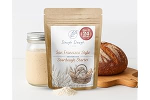 San Francisco Style Dehydrated Sourdough Starter – Activates in Just 24 Hours – Bake Fresh Artisan Bread Fast – 15g