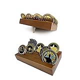 DecoWoodo Challenge Coin Holder Display Case - 4