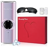 BeautyGlow Laser Hair Removal Device for Women, At Home IPL Hair Remover with Ice Cooling Technology for Face and Body, Painless & Long-Lasting Results