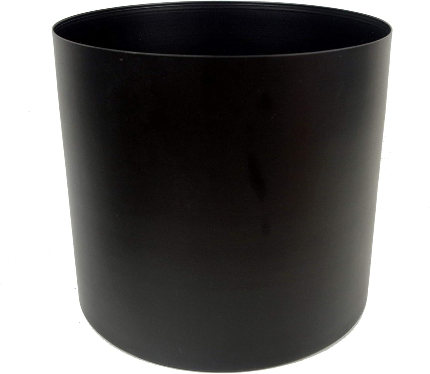 Leaf Metal Planter Plant Pot Black 20 x 
