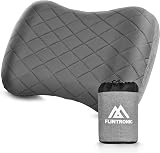 flintronic Camping Pillows Inflatable Travel Pillow Neck Ergonomic 46x31x11 cm