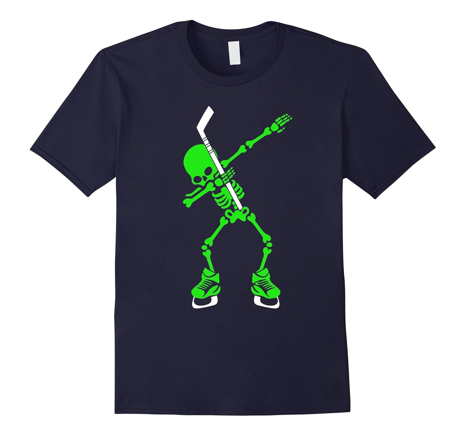 Halloween Dabbing Skeleton Hockey Shirt-ANZ