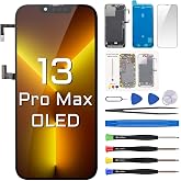DGSCSMY [OLED] Screen Replacement for iPhone 13 Pro Max with Earpiece 6.7" | Display Digitizer Proximity Sensor Ambient Light Sensor OLED 3D Touch Full Assembly Repair Tools Kit A2643 A2484 A2641 A2645