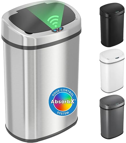 Amazon.com: EKO Horizon Sensei Trash Can, Rectangular Type