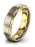 Charming Jewelers Tungsten Wedding Band Ring 6mm