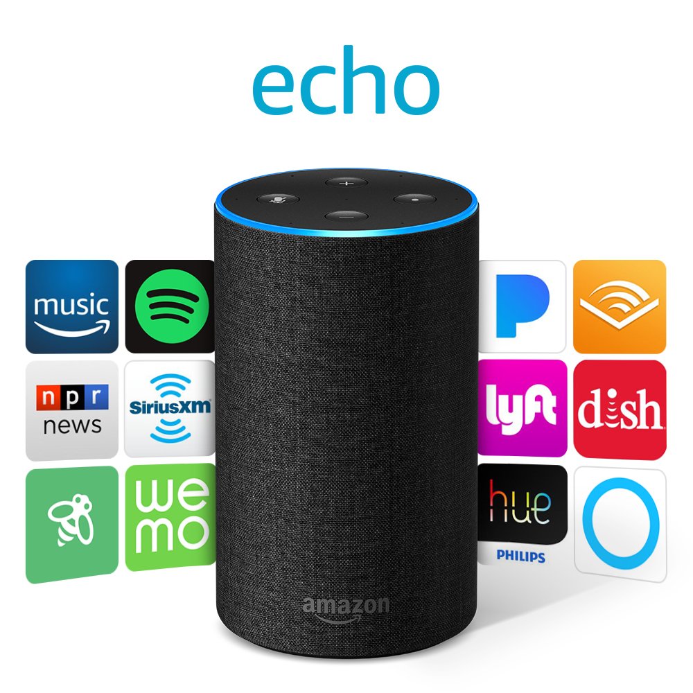 Echo (2nd Generation) Smart speaker with Alexa and Dolby processing