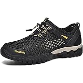 TRAILBLITZ Water Shoes Men Quick Drying Outdoor Hiking Barefoot Boat Footwear Aqua Shoes for Water Sport Waders Diving Hiking Sailing Travel Beach Wading Swimming Fishing Kayaking