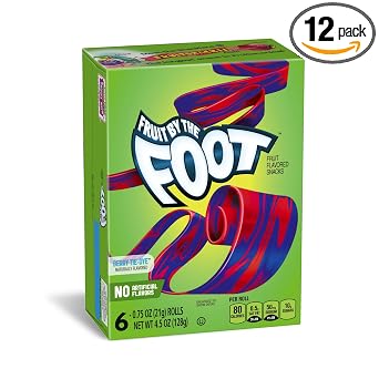 Fruit by the foot Fruit snacks berry tie dye grapes from concentrate, sugar, maltodextrin, corn syrup, pears from concentrat (016000277007)