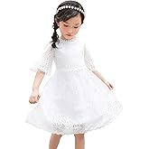 Youwon Flower Girls Dress Lace Dress Vintage Country Wedding Party Dress 2-6 7-16
