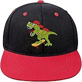 Negi Dinosaur Hat for Boys Toddler Baseball Caps, Boys Hats for Kids Ages 4-8, Cute Cool Snapback Hats for Boy and Girls