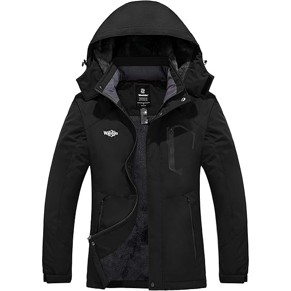 Amazon.com: Wantdo Women's Mountain Waterproof Fleece Ski Jacket