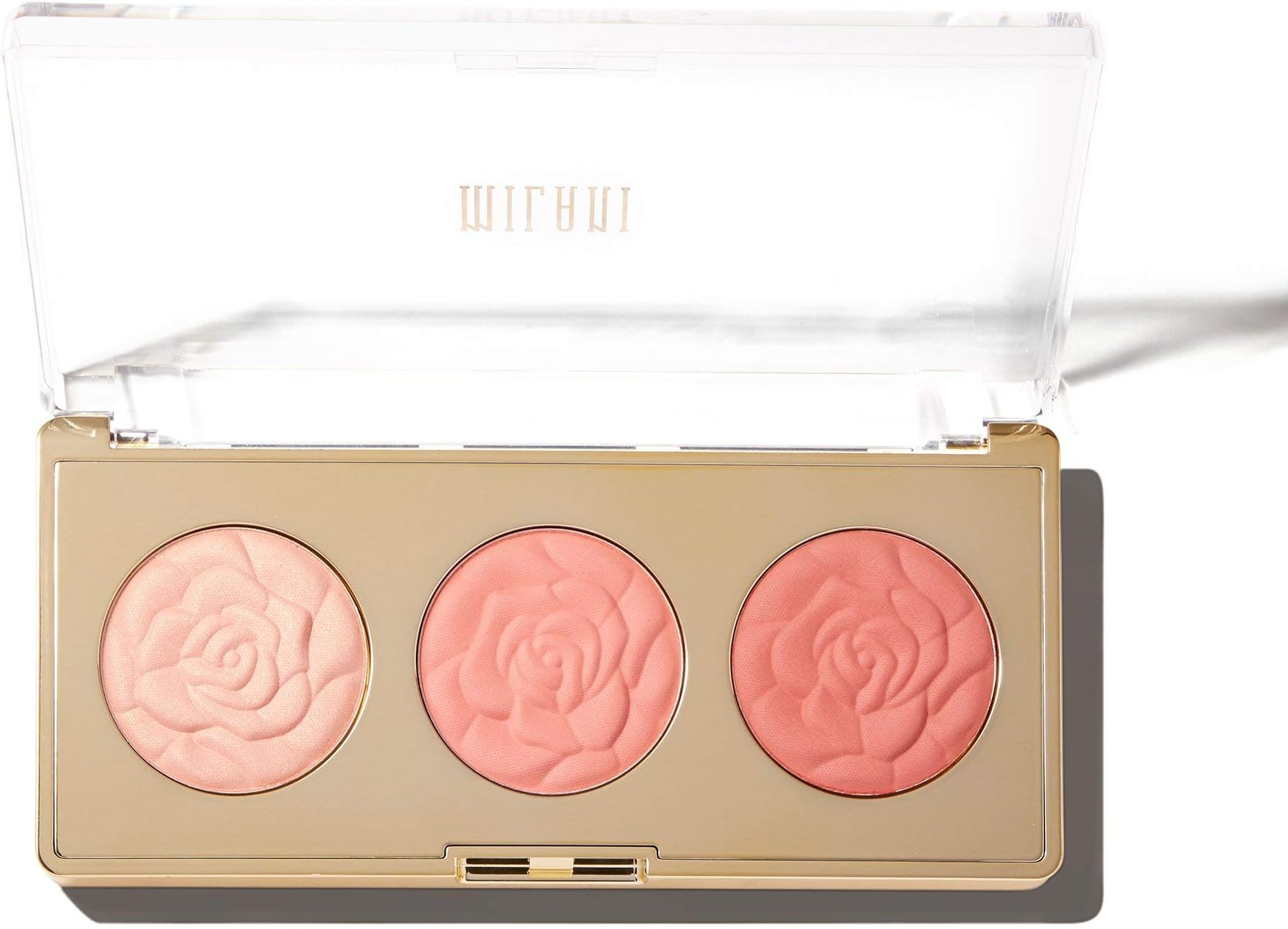 Milani Rose Blush Trio Palette (0.42 Ounce) Vegan, Cruelty-Free Powder Blush Palette that Shapes, Contours and Highlights Face with Matte & Shimmery Color