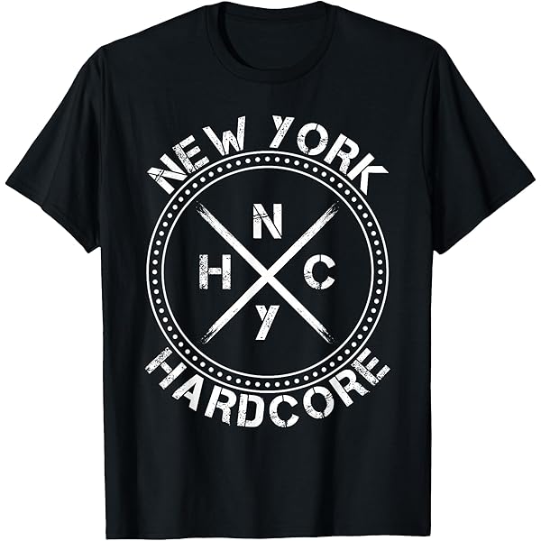 Amazon.com: NEW YORK HARDCORE T-Shirt : Clothing, Shoes