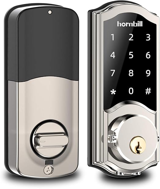 Amazon.com: [2020 más nuevo] Cerradura inteligente puerta delantera