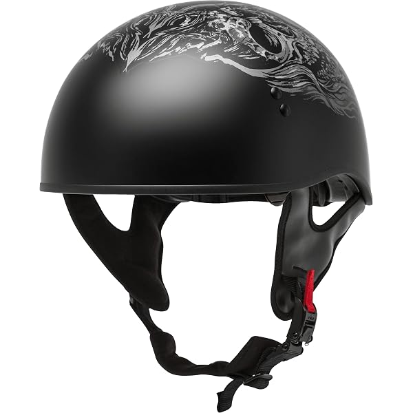 Amazon.com: GMAX HH-65 Naked Motorcycle Street Half Helmet (Rose