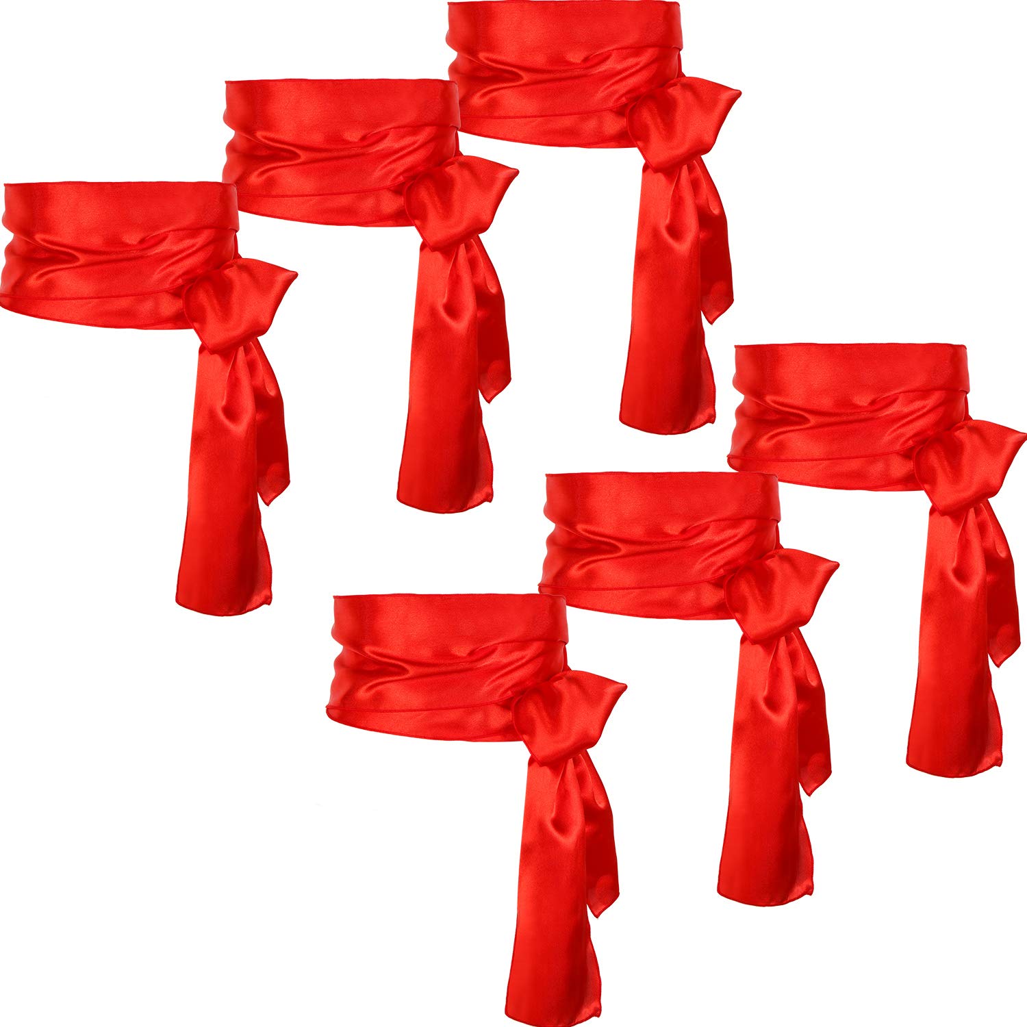 SATINIOR Sash Belt Pirate Desert Prince Long Silk Sash for Costume Accessories, 5.5 Inch Wide, 140 Inch Long