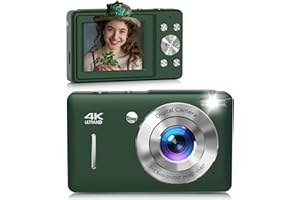 CEYE Digital Camera, 44MP FHD 1080P Digital Point and Shoot Camera with Anti Shake, Smile Capture 16X Zoom,Compact Small Camera for Teens Girls Kids Adults