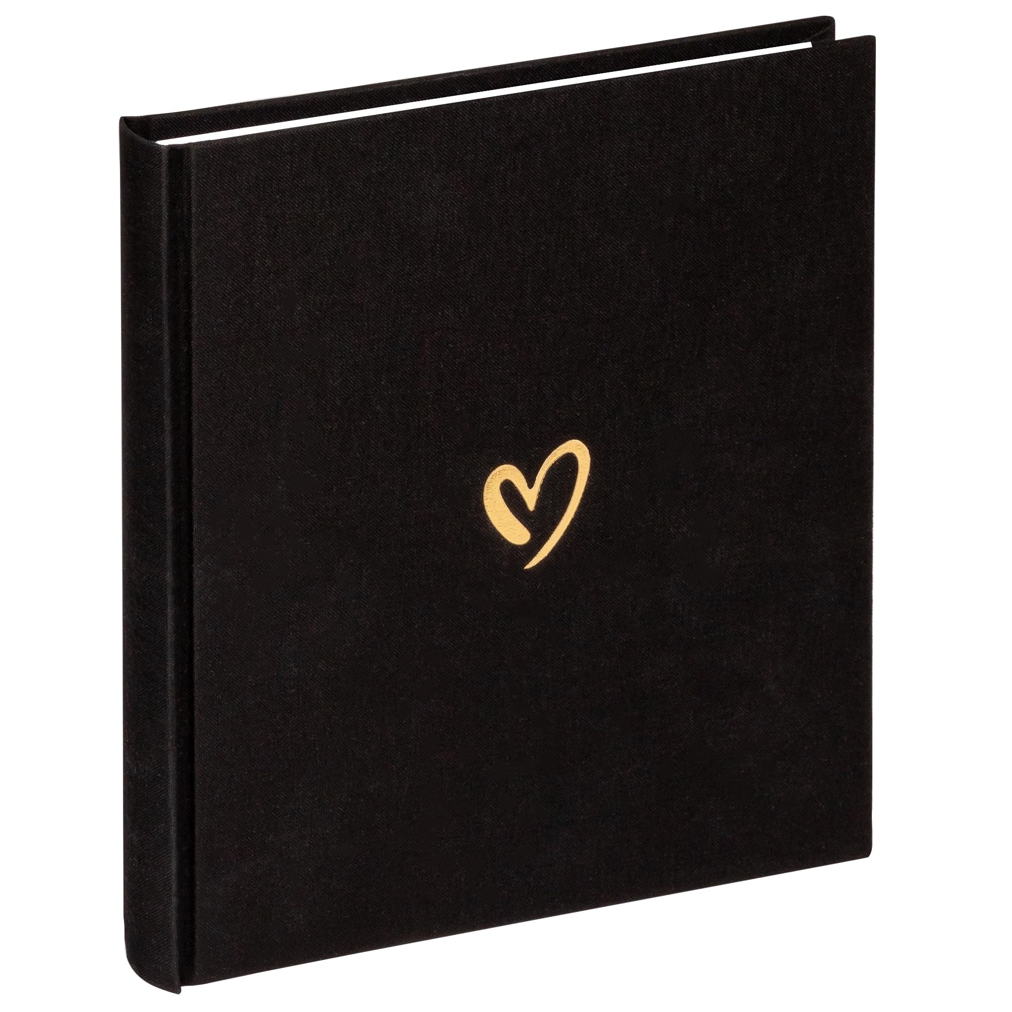 walther design Emotion FA-189-B Photo Album, Black, 20 x 20 cm, 40 Pages