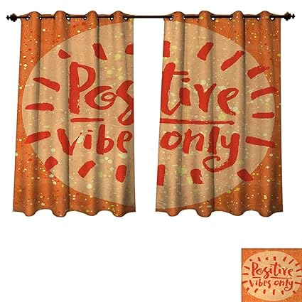 Amazon Com Anzhouqux Quote Blackout Curtains Panels For Bedroom