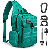 G4Free Large Tactical EDC Sling Bag Backpack, Military Molle Bag Single Strap Shoulder Backpack for Men | EDC, Adjustable Holder