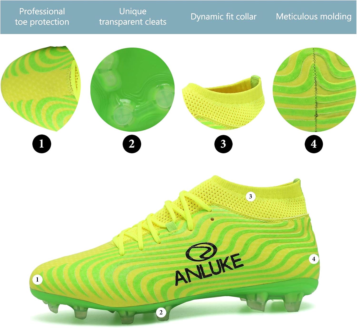anluke soccer cleats