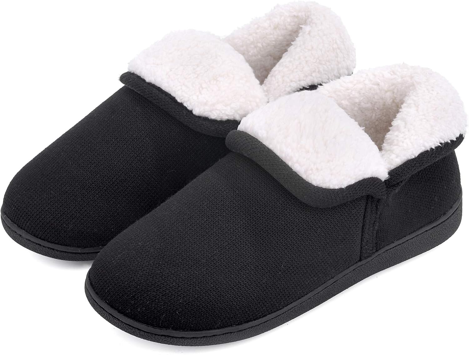 black slippers womens