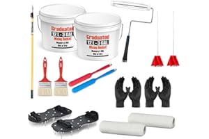 Magic Resin | Floor Epoxy or Polyaspartic Coating Application Accessory Kit | Perfect for Garages, Basements, Warehouses etc 