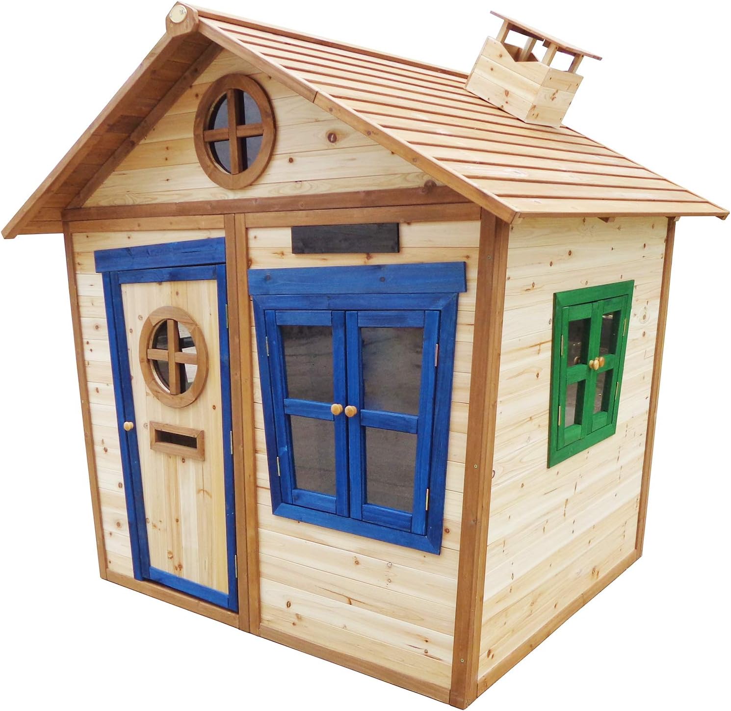 Super Saturday Big Game Hunters 6 X 5 Redwood Mansion Wooden Playhouse