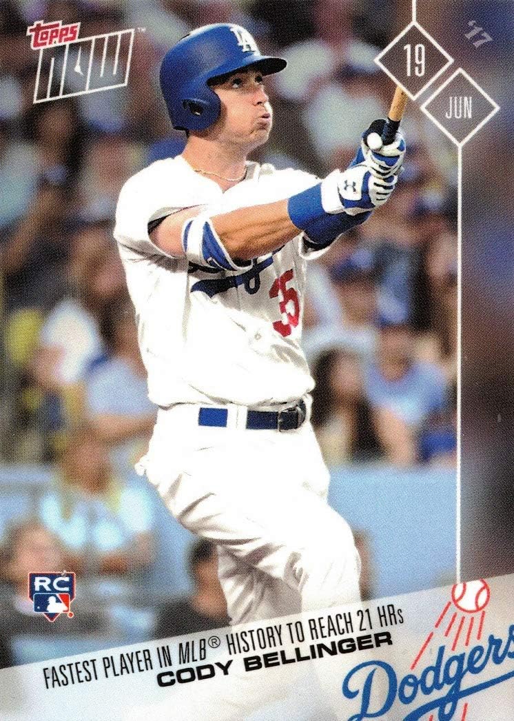 2017 Topps Now Baseball 270 Cody Bellinger Rookie Card