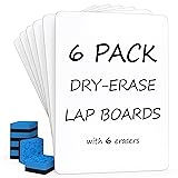 Scribbledo 6 Pack Small White Board Dry Erase
