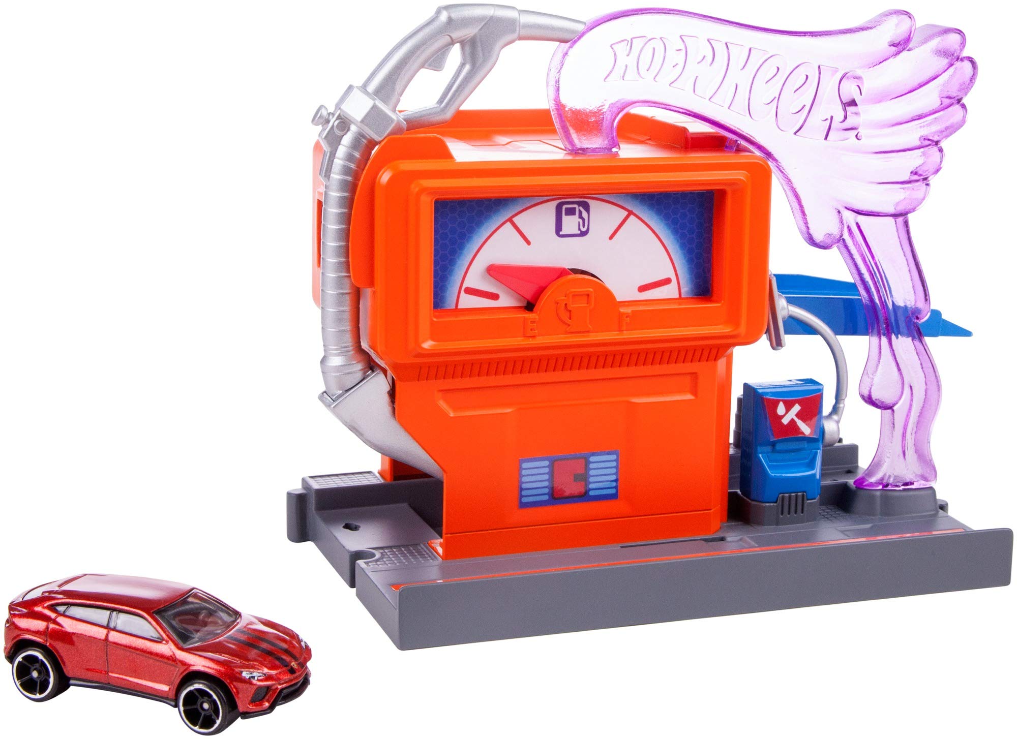 Hot Wheels City Downtown Super Fuel Stop Play Set