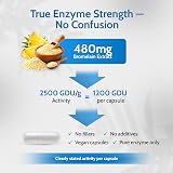 Health4All Bromelain 1200 GDU Capsule High Strength 120 Vegan UK Made view 4